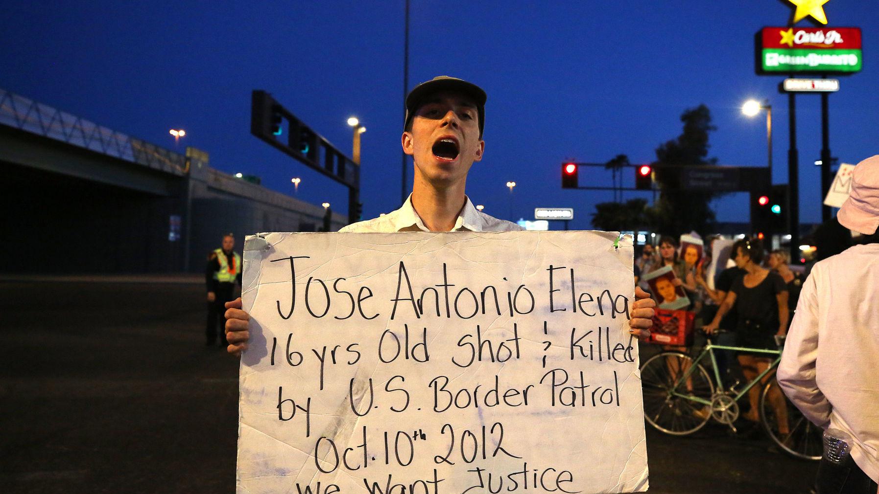 Photos: Protesters block downtown Tucson streets after Border Patrol verdict